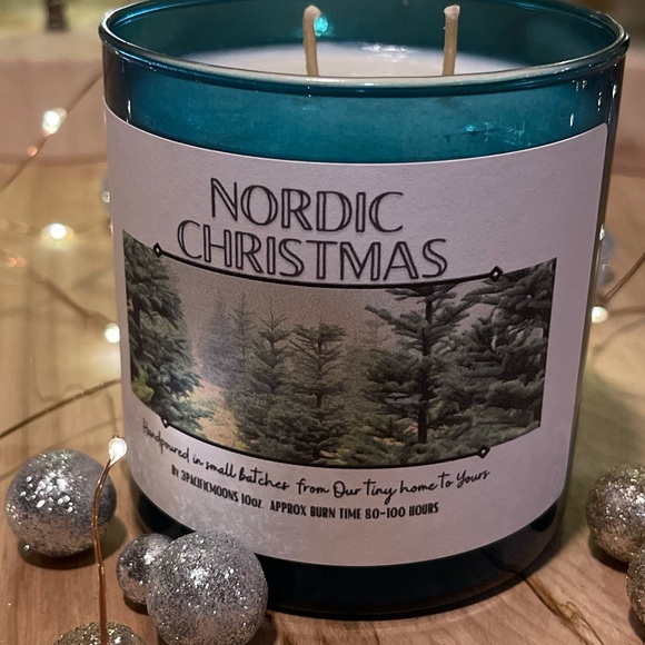 🌲✨Nordic Christmas Luxury Organic Soy candle Fresh Cut Christmas trees🌲 - Picture 4 of 17